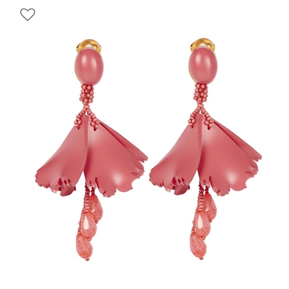 Oscar de la Renta Jewelry - New Oscar De La Renta Resin Impatiens earrings